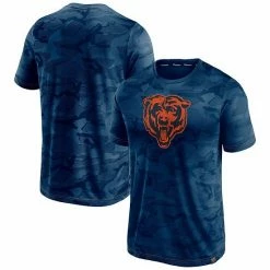 Men's Fanatics Branded Navy Chicago Bears Camo Jacquard T-Shirt -Metaverse shop unnamed file 29555