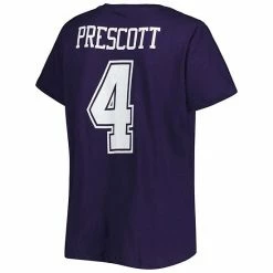 Women's Fanatics Branded Dak Prescott Navy Dallas Cowboys Plus Size Player Name & Number Logo V-Neck T-Shirt 5 Women's Fanatics Branded Dak Prescott Navy Dallas Cowboys Plus Size Player Name & Number Logo V-Neck T-Shirt -Metaverse shop unnamed file 2956