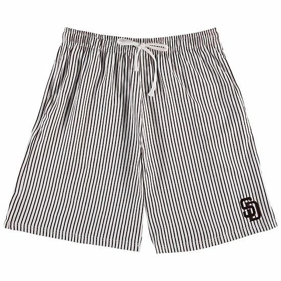 Men's Fanatics Branded White/Brown San Diego Padres Big & Tall Pinstripe Shorts Men's Fanatics Branded White/Brown San Diego Padres Big & Tall Pinstripe Shorts -Metaverse shop unnamed file 29581