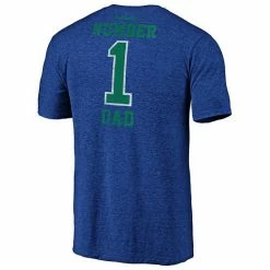Men's Fanatics Branded Heathered Royal Seattle Seahawks Greatest Dad Retro Tri-Blend T-Shirt -Metaverse shop unnamed file 29590