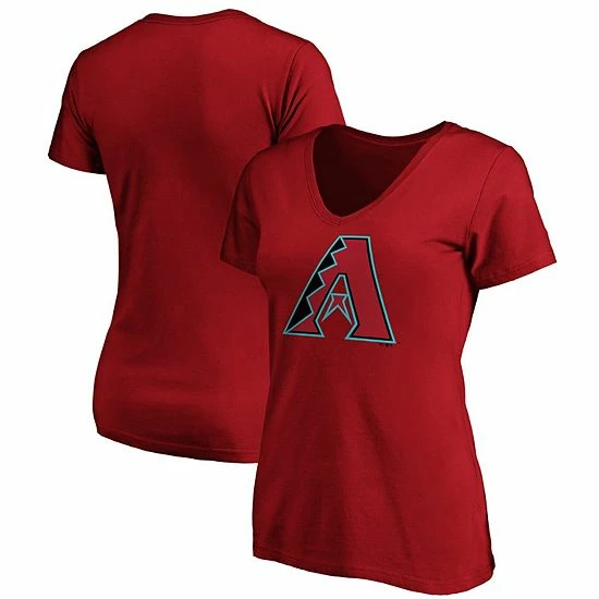 Women's Fanatics Branded Red Arizona Diamondbacks Plus Size Core Official Logo V-Neck T-Shirt Women's Fanatics Branded Red Arizona Diamondbacks Plus Size Core Official Logo V-Neck T-Shirt -Metaverse shop unnamed file 29602