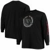Men's Fanatics Branded Black Arizona Cardinals Big & Tall Color Pop Long Sleeve T-Shirt -Metaverse shop unnamed file 2968