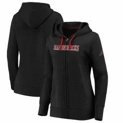 Women's Fanatics Branded Black Arizona Diamondbacks Primary Logo Team Block Full-Zip Hoodie