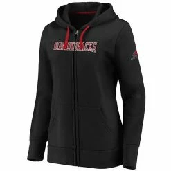 Women's Fanatics Branded Black Arizona Diamondbacks Primary Logo Team Block Full-Zip Hoodie -Metaverse shop unnamed file 29783