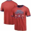 Fanatics Men's Majestic Threads Red Montreal Canadiens Buzzer Beater Tri-Blend Ringer T-Shirt -Metaverse shop unnamed file 29812