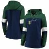 Women's Fanatics Branded Navy/Green Utah Jazz Iconic Heavy Block Pullover Hoodie -Metaverse shop unnamed file 29829