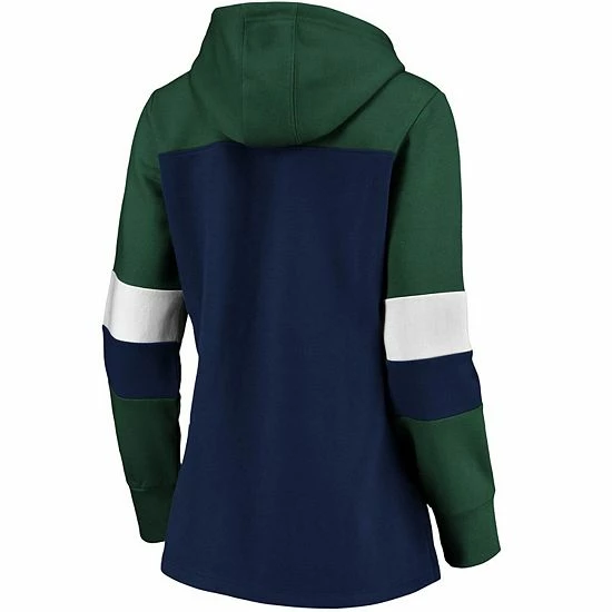 Women's Fanatics Branded Navy/Green Utah Jazz Iconic Heavy Block Pullover Hoodie Women's Fanatics Branded Navy/Green Utah Jazz Iconic Heavy Block Pullover Hoodie -Metaverse shop unnamed file 29831