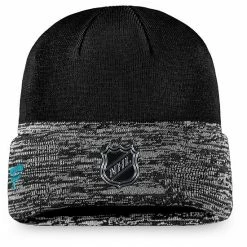 Men's Fanatics Branded Black San Jose Sharks Authentic Pro Locker Room Official Graphic Cuffed Knit Hat 4 Men's Fanatics Branded Black San Jose Sharks Authentic Pro Locker Room Official Graphic Cuffed Knit Hat -Metaverse shop unnamed file 29834