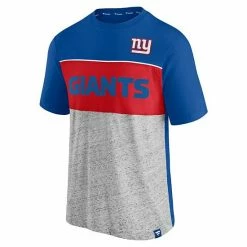 Men's Fanatics Branded Royal/Heathered Gray New York Giants Colorblock T-Shirt -Metaverse shop unnamed file 2988