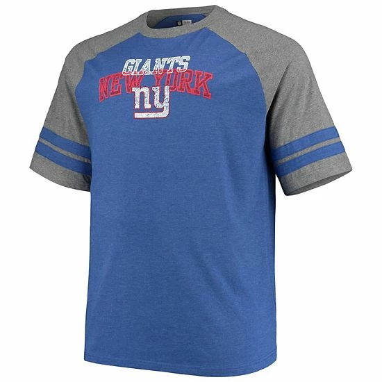 Men's Fanatics Branded Royal/Heathered Gray New York Giants Big & Tall Two-Stripe Tri-Blend Raglan T-Shirt Men's Fanatics Branded Royal/Heathered Gray New York Giants Big & Tall Two-Stripe Tri-Blend Raglan T-Shirt -Metaverse shop unnamed file 2992