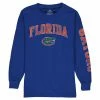 Youth Fanatics Branded Royal Florida Gators Distressed Arch Over Logo Long Sleeve T-Shirt