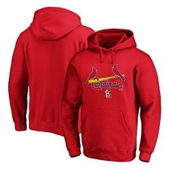 Men's Fanatics Branded Red St. Louis Cardinals Official Wordmark Pullover Hoodie