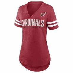 Women's Fanatics Branded Cardinal Arizona Cardinals Speed Tested V-Neck T-Shirt -Metaverse shop unnamed file 30057