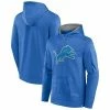 Men's Fanatics Branded Blue Detroit Lions On The Ball Pullover Hoodie -Metaverse shop unnamed file 30067