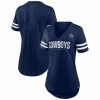 Women's Fanatics Branded Navy Dallas Cowboys Speed Tested V-Neck T-Shirt -Metaverse shop unnamed file 30071