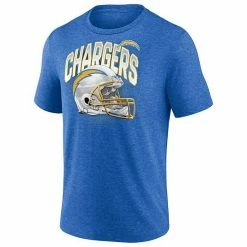 Men's Fanatics Branded Heathered Royal Los Angeles Chargers End Around Tri-Blend T-Shirt -Metaverse shop unnamed file 30077