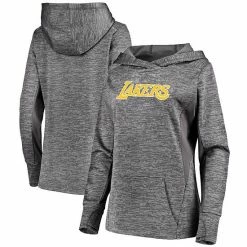 Women's Fanatics Branded Gray Los Angeles Lakers Showtime Done Better Pullover Hoodie -Metaverse shop unnamed file 30084