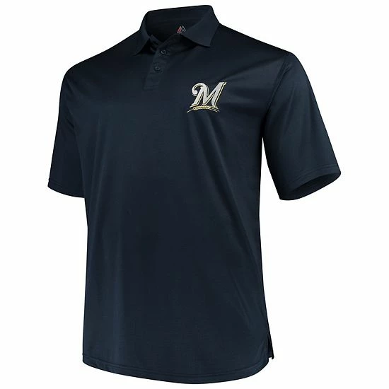 Fanatics Men's Majestic Navy Milwaukee Brewers Big & Tall Solid Birdseye Polo Fanatics Men's Majestic Navy Milwaukee Brewers Big & Tall Solid Birdseye Polo -Metaverse shop unnamed file 30104