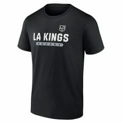 Men's Fanatics Branded Black/Heathered Gray Los Angeles Kings Parent 2-Pack T-Shirt Set -Metaverse shop unnamed file 30109