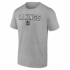 Men's Fanatics Branded Black/Heathered Gray Los Angeles Kings Parent 2-Pack T-Shirt Set -Metaverse shop unnamed file 30111