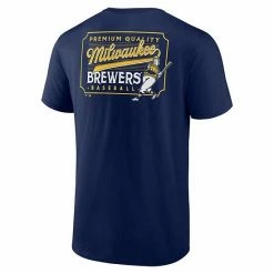 Men's Fanatics Branded Navy Milwaukee Brewers Iconic Bring It T-Shirt -Metaverse shop unnamed file 30115