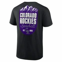 Men's Fanatics Branded Black Colorado Rockies Iconic Bring It T-Shirt -Metaverse shop unnamed file 30119