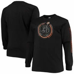 Men's Fanatics Branded Black Cincinnati Bengals Big & Tall Color Pop Long Sleeve T-Shirt -Metaverse shop unnamed file 3014