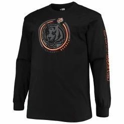 Men's Fanatics Branded Black Cincinnati Bengals Big & Tall Color Pop Long Sleeve T-Shirt -Metaverse shop unnamed file 3015