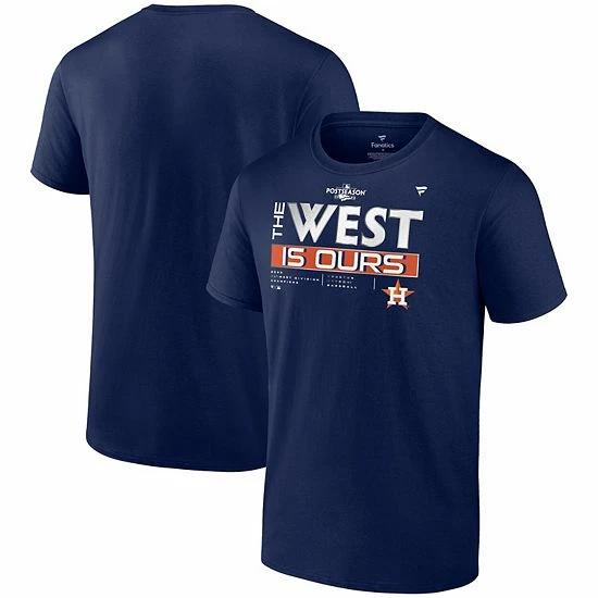 Men's Fanatics Branded Navy Houston Astros 2022 AL West Division Champions Locker Room T-Shirt 3 Men's Fanatics Branded Navy Houston Astros 2022 AL West Division Champions Locker Room T-Shirt