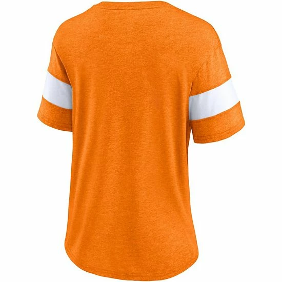 Women's Fanatics Branded Heathered Tennessee Orange Tennessee Volunteers Arched City Sleeve-Striped Tri-Blend V-Neck T-Shirt Women's Fanatics Branded Heathered Tennessee Orange Tennessee Volunteers Arched City Sleeve-Striped Tri-Blend V-Neck T-Shirt -Metaverse shop unnamed file 30193
