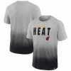 Men's Fanatics Branded Heathered Gray/Black Miami Heat Board Crasher Dip-Dye T-Shirt -Metaverse shop unnamed file 30198