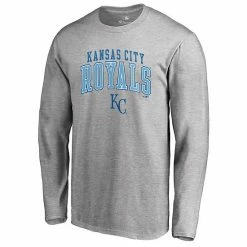 Men's Fanatics Branded Royal/Gray Kansas City Royals Big & Tall Long Sleeve & Short Sleeve T-Shirt Combo -Metaverse shop unnamed file 30219