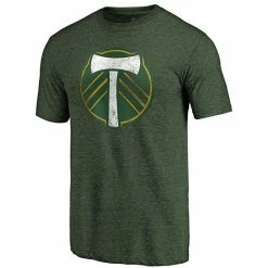 Men's Fanatics Branded Green Portland Timbers Distressed Primary Logo Tri-Blend T-Shirt 4 Men's Fanatics Branded Green Portland Timbers Distressed Primary Logo Tri-Blend T-Shirt -Metaverse shop unnamed file 30227