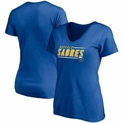 Women's Fanatics Branded Royal Buffalo Sabres Mascot In Bounds V-Neck T-Shirt
