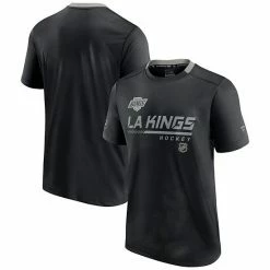Men's Fanatics Branded Black Los Angeles Kings Authentic Pro Alternate Logo Locker Room Performance T-Shirt