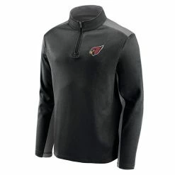 Men's Fanatics Branded Black/Gray Arizona Cardinals Quarter-Zip Jacket 4 Men's Fanatics Branded Black/Gray Arizona Cardinals Quarter-Zip Jacket -Metaverse shop unnamed file 30297