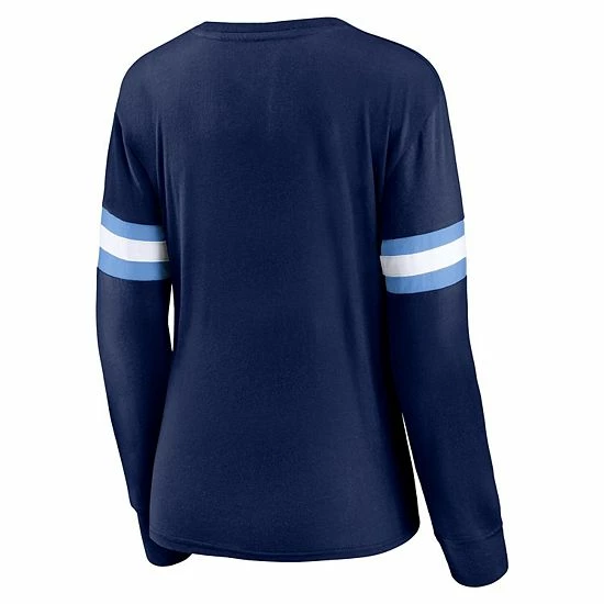 Women's Fanatics Branded Navy Memphis Grizzlies Block Party Chest Logo Striped Long Sleeve T-Shirt Women's Fanatics Branded Navy Memphis Grizzlies Block Party Chest Logo Striped Long Sleeve T-Shirt -Metaverse shop unnamed file 30318