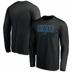 Men's Fanatics Branded Black Carolina Panthers Squad Long Sleeve T-Shirt -Metaverse shop unnamed file 30331