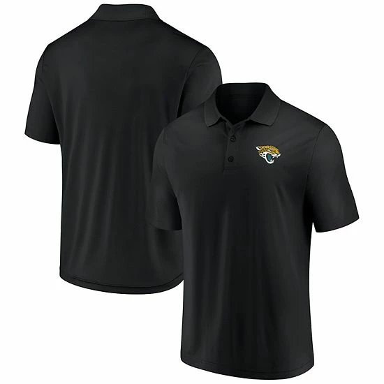 Men's Fanatics Branded Black Jacksonville Jaguars Winning Streak Polo 3 Men's Fanatics Branded Black Jacksonville Jaguars Winning Streak Polo