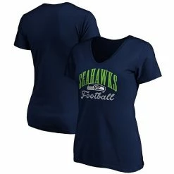 Women's Fanatics Branded College Navy Seattle Seahawks Victory Script Plus Size V-Neck T-Shirt -Metaverse shop unnamed file 30415