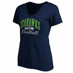 Women's Fanatics Branded College Navy Seattle Seahawks Victory Script Plus Size V-Neck T-Shirt -Metaverse shop unnamed file 30416