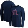Men's Fanatics Branded Navy St. Louis Cardinals Hometown Collection STL Long Sleeve T-Shirt -Metaverse shop unnamed file 30451