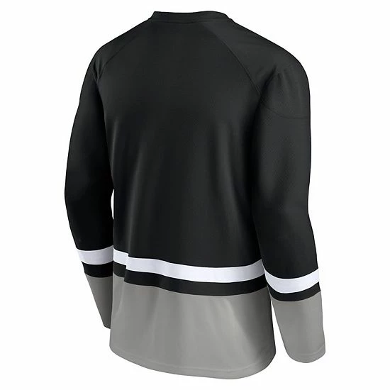 Men's Fanatics Branded Black/Silver Los Angeles Kings Super Mission Slapshot Lace-Up Pullover Sweatshirt Men's Fanatics Branded Black/Silver Los Angeles Kings Super Mission Slapshot Lace-Up Pullover Sweatshirt -Metaverse shop unnamed file 30461