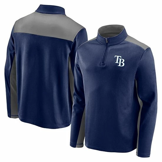 Men's Fanatics Branded Navy Tampa Bay Rays Team Primary Logo Quarter-Zip Jacket Men's Fanatics Branded Navy Tampa Bay Rays Team Primary Logo Quarter-Zip Jacket -Metaverse shop unnamed file 30520