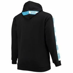 Men's Fanatics Branded Black Carolina Panthers Big & Tall Full-Zip Hoodie -Metaverse shop unnamed file 30541