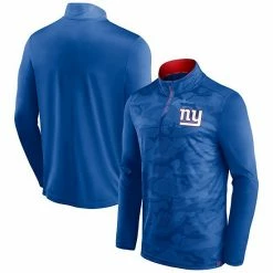 Men's Fanatics Branded Royal New York Giants Camo Jacquard Quarter-Zip Jacket -Metaverse shop unnamed file 30590