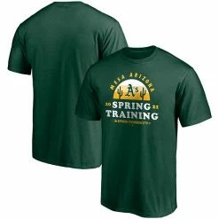 Men's Fanatics Branded Green Oakland Athletics 2021 Spring Training Cactus League Upper Deck T-Shirt -Metaverse shop unnamed file 30740