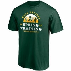 Men's Fanatics Branded Green Oakland Athletics 2021 Spring Training Cactus League Upper Deck T-Shirt -Metaverse shop unnamed file 30741