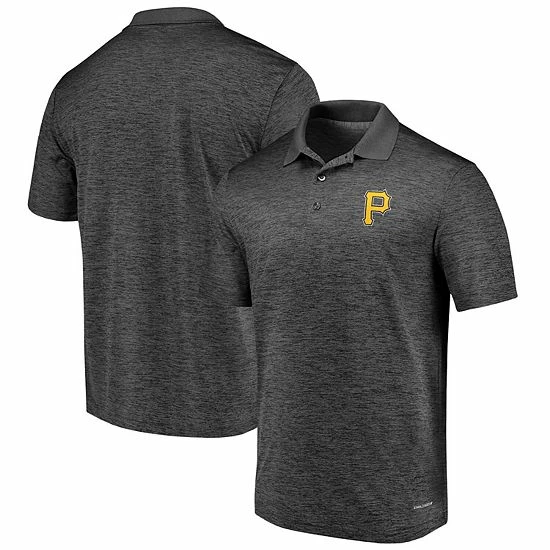 Men's Fanatics Branded Charcoal Pittsburgh Pirates Standard Bearer Space Dye Polo Men's Fanatics Branded Charcoal Pittsburgh Pirates Standard Bearer Space Dye Polo -Metaverse shop unnamed file 30744