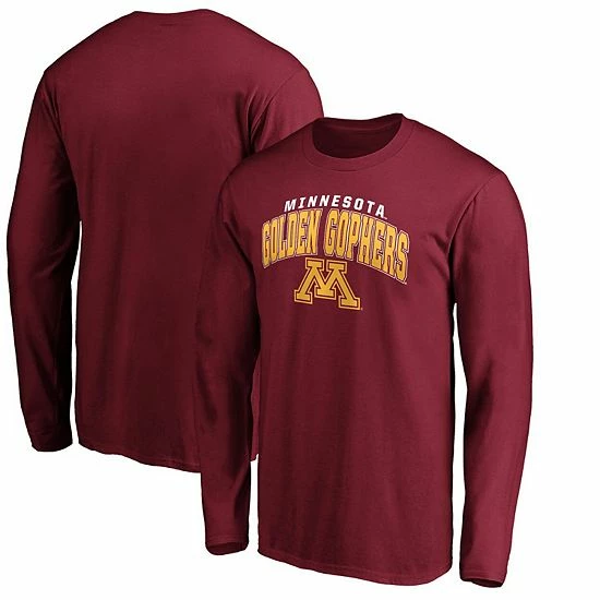 Men's Fanatics Branded Maroon Minnesota Golden Gophers Steady Long Sleeve T-Shirt 4 Men's Fanatics Branded Maroon Minnesota Golden Gophers Steady Long Sleeve T-Shirt - Image 2